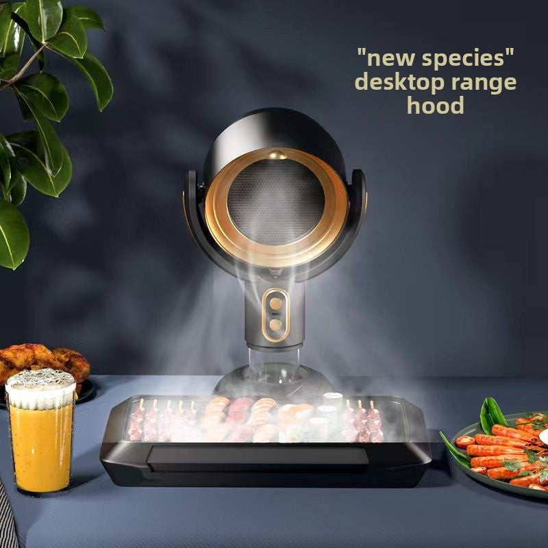 Cleantop Benchtop Range Hood in Gold and Pink colourways