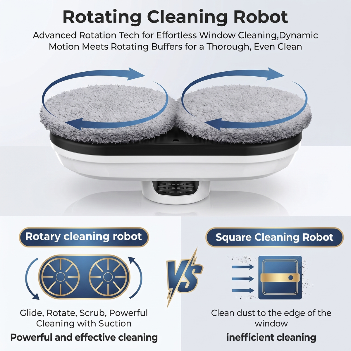 Smart Window Cleaner — Automatic Water Spray & Anti-Fall Safety