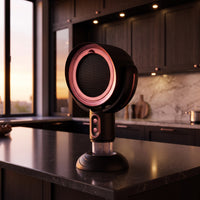 Portable benchtop range hood extracting cooking smoke and steam